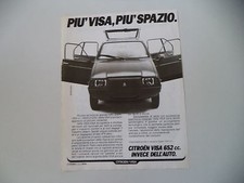 advertising Pubblicità 1980 CITROEN VISA 652