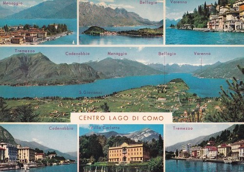 Cartolina centro lago como - centro,