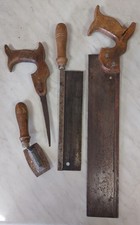 sega a dorso, (sega a tenone) e altre 3 seghe usate in falegnameria