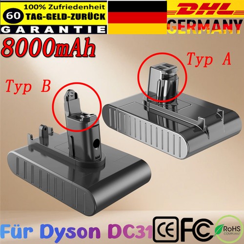 Batteria 8000 mah per dyson - batteria,