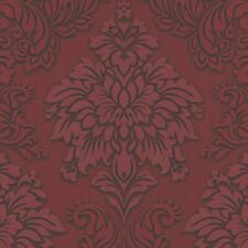 AS Creation Lizzy Londra Barocco Damascato Classico Rosso 36898-3 Glitter Parati