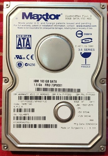 Hard disk maxtor diamondmax - maxtor,
