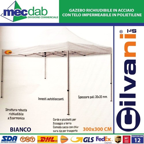 Gazebo richiudibile acciaio - gazebo,