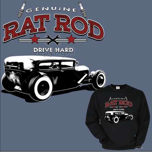 Hot rod sweatshirt - rod,