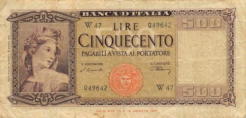 Italy 500 lire 8 - italy,