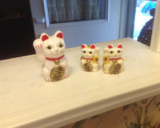 Set 3 figure in ceramica