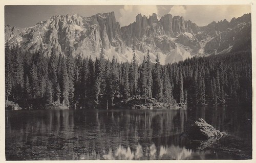 Dolomiti lago carezza con - di,