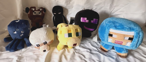 Mojang minecraft plush lot - mojang, of