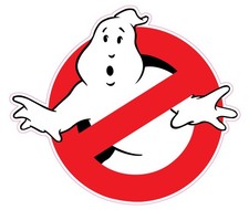 2 adesivi auto Ghostbusters