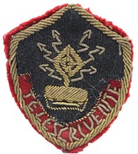 patch scudetto omerale specilità telescrivente panno rosso ricamo divisa militar