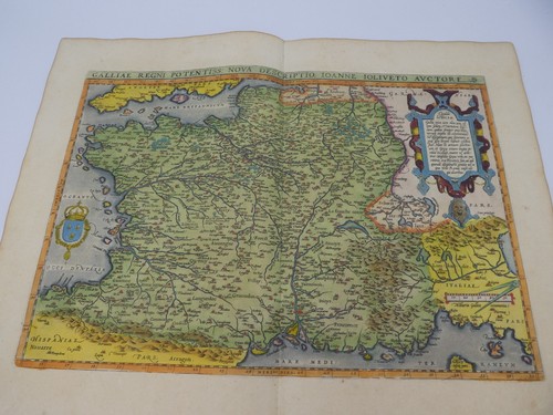 Abraham ortelius francia 1598 - ortelius:,