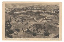 Judaica Palestina Vecchia Cartolina Gerusalemme dal Monte Scopus Edizione Migdal
