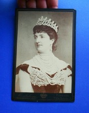 Foto epoca antica Cabinet Regina Margherita di Savoia Montabone Firenze