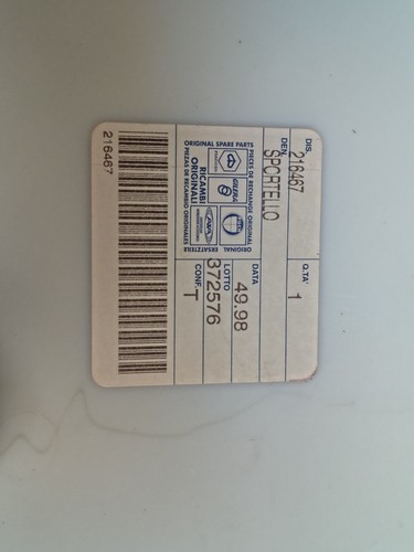 Sportello bauletto vespa - bauletto, pk