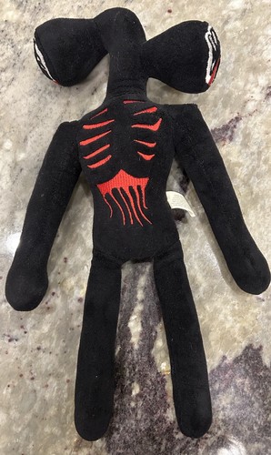 Testa sirena nera peluche - testa, di