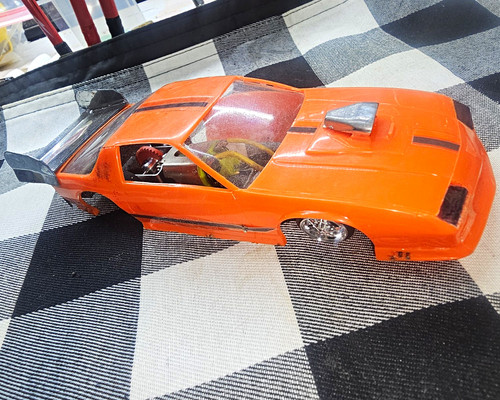Slot car camaro arancione - slot,