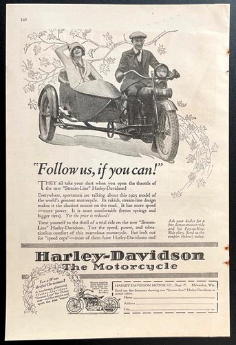 Moto harley davidson 1924 - moto,