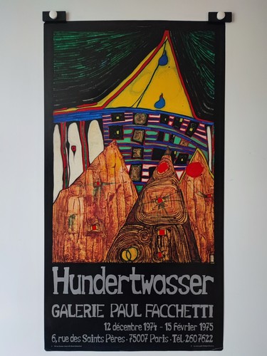 Hundertwasser affiche - hundertwasser,