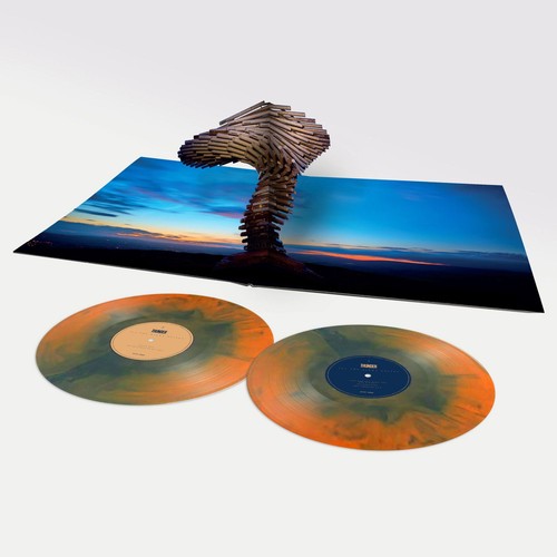 Orange blue vinyl - orange,