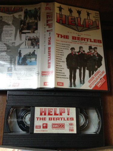 Vhs beatles help 1995 - vhs,