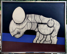 Litografia a colori numerata firmata a mano Pietro Cascella in cornice