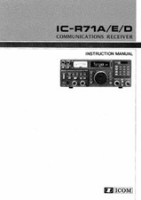 ICOM IC-R71A INSTRUCTION