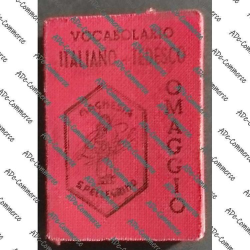 Vocabolario italiano tedesco - italiano-tedesco,