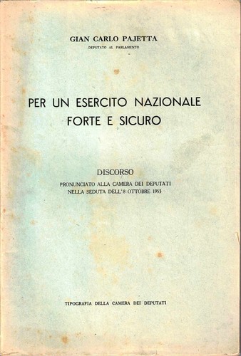 Pajetta gian carlo per un - gian,