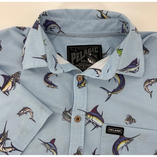 Pelagic camicia pesca uomo blu - uomo,