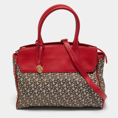 Borsa dkny redbeige - dkny, monogram