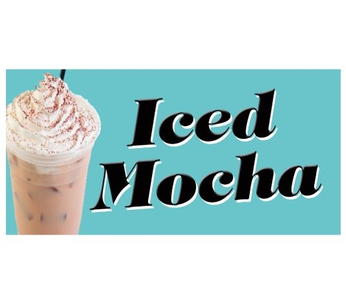 Adesivo iced moka decalcomania - adesivo,