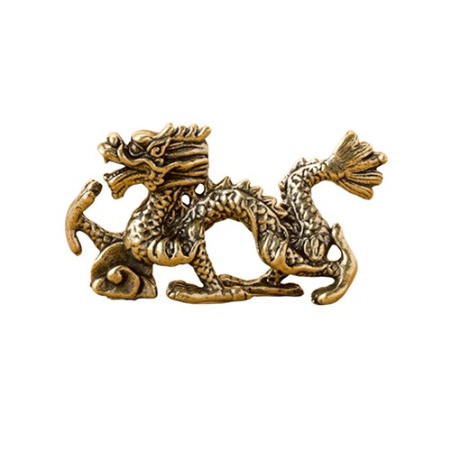 Figurine drago ottone - di,