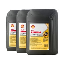SHELL Rimula R4 X 15W-40 Olio Motore LKW MB 228.3, Mack EO-N, 3x20 Litri