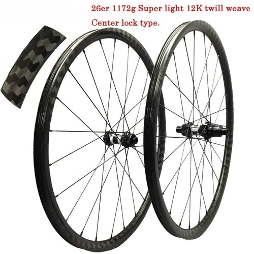 Set ruote carbonio - 26er, 27.5er