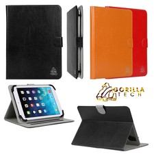 Custodia universale a libro Gorilla Tech supporto in pelle flip cover per tutti i tablet iPad