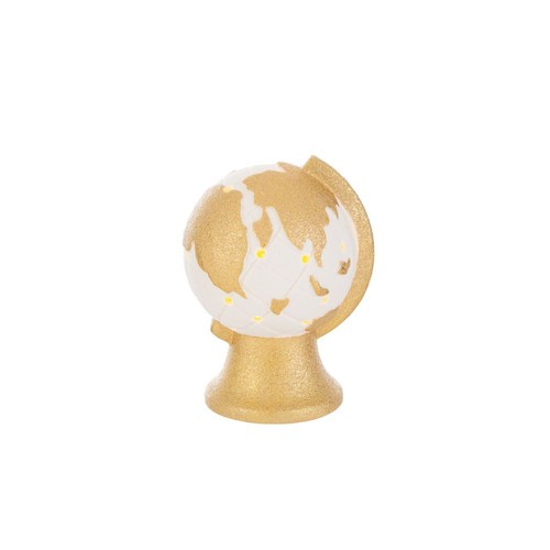 Mappamondo porcellana oro con - mappamondo,