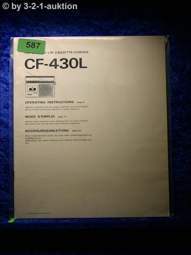 Sony manuale istruzioni cf - manuale,