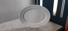 Piatto ovale bianco cm 28