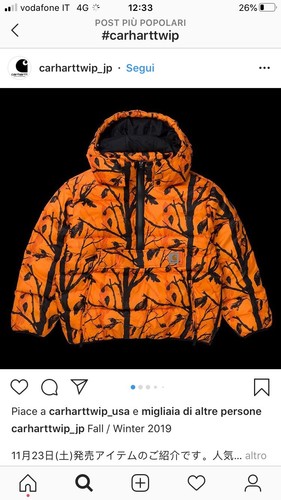 Piumino carhartt xxl uomo - piumino,