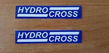 COPPIA ADESIVI HYDROCROSS  SERBATOIO AMMORTIZZATORI STICKERS DECAL ADHESIVES