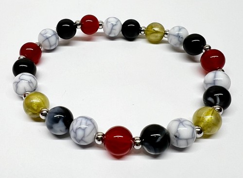 Bracciale con pietre - bracciale, 6mm