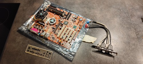 Motherboard with cpu - motherboard,