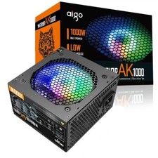 AIGO Alimentatore 1000W PC Gaming RGB Ventola 220V ATX 120mm