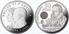 ESPAÑA MONEDA 30  EUROS 2016