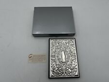 Agenda Da Ufficio Per Numeri Di Telefono Argento Vintage Anni 90’ . Con Scatola