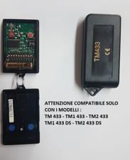TELECOMANDO CANCELLI COMPATIBILE FAAC TM1 433DS TM2 433DS CON DIP-SWITCH