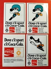 Cinque Adesivi Coca Cola