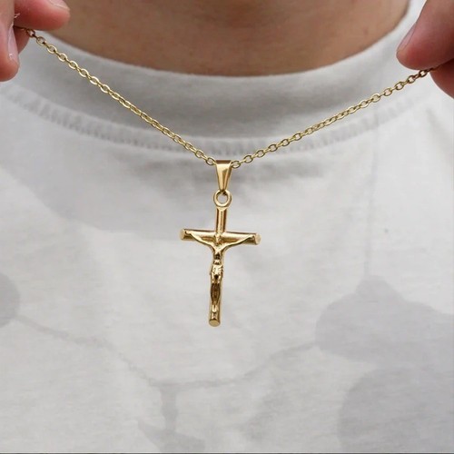 Collana crocifisso riempito - crocifisso,