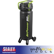 Compressore Sealey 50L trasmissione a cinghia 2hp officina senza olio