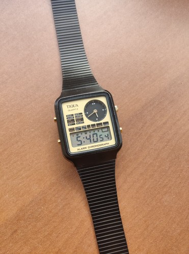 Vintage lcd digital watch - vintage,